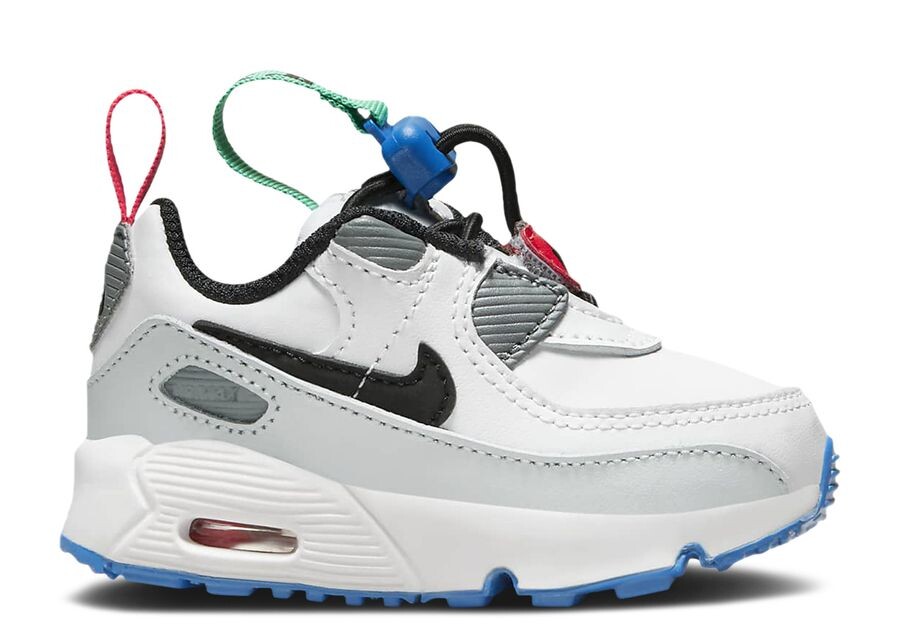 

Кроссовки Nike Air Max 90 Toggle TD, цвет White Blue Green