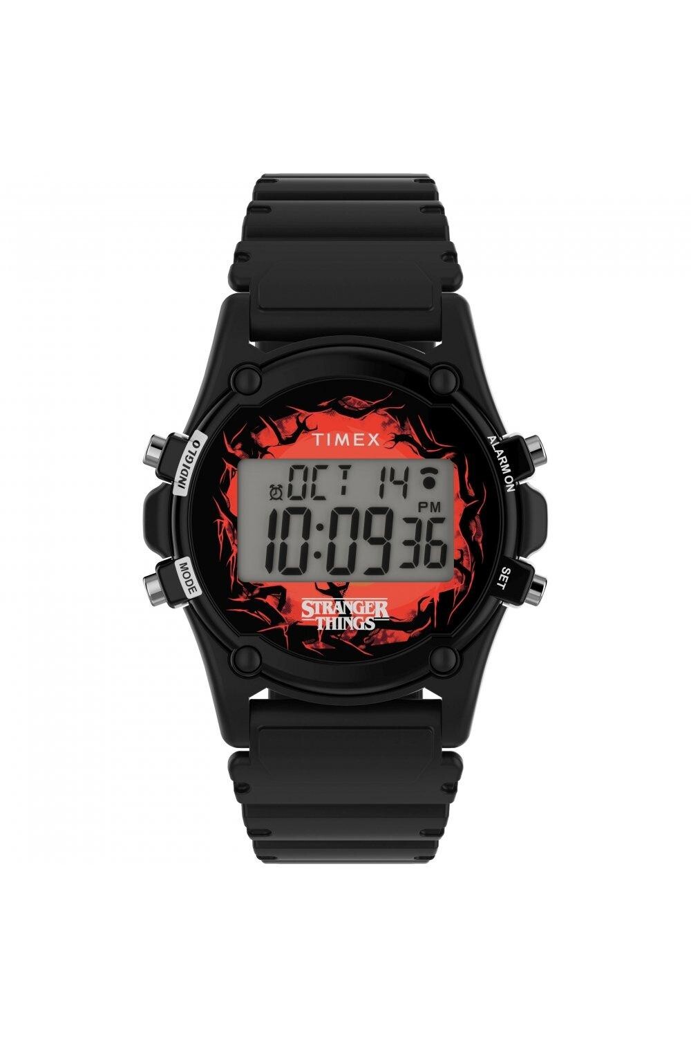 

Классические часы Atlantis из пластиковой смолы «Очень странные дела» — TW2V51000U8 Timex, черный