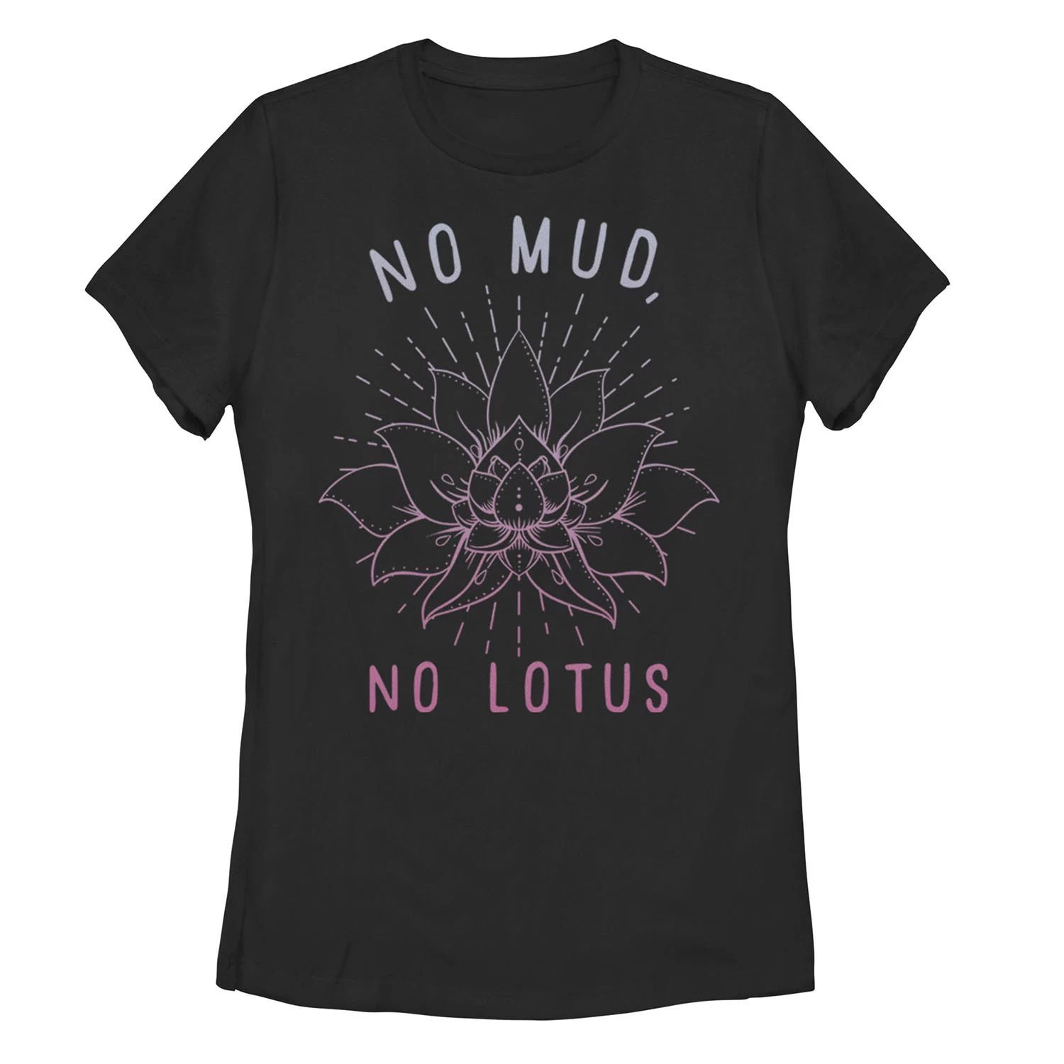 Детская футболка No Mud No Lotus с градиентным рисунком