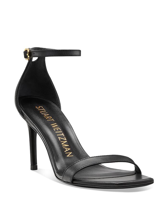 

Женские босоножки на высоком каблуке с квадратным носком NuNakedCurve Stuart Weitzman