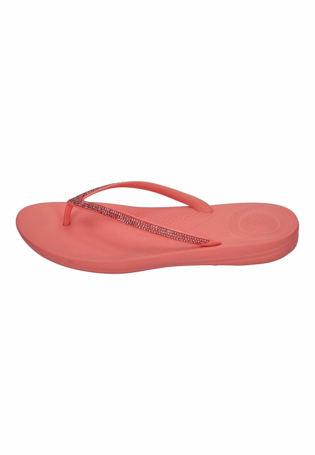 цена Сандалии ZEHENTRENNER IQUSHION SPARKLE R08 FitFlop, цвет rosy coral