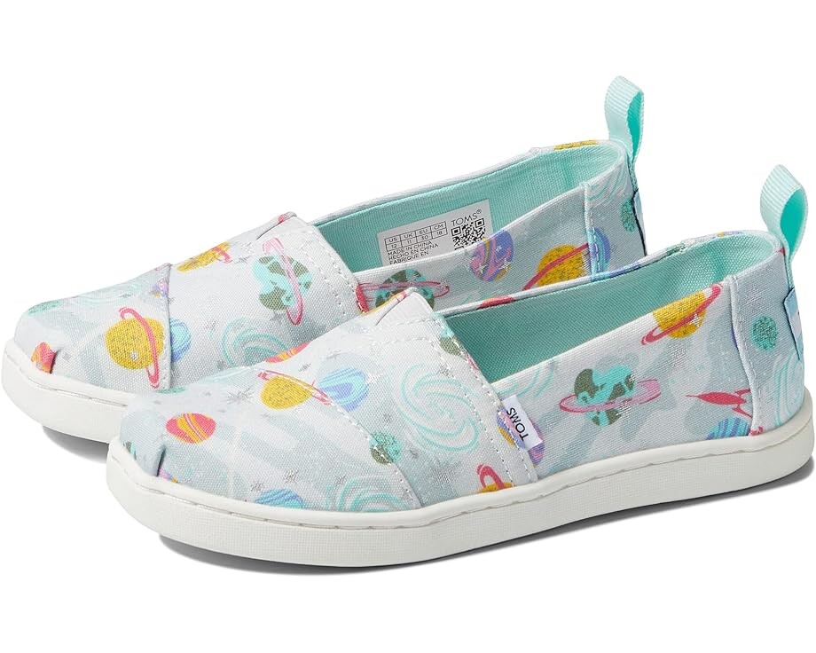 

Лоферы Toms Foil Cosmic Galaxy Print Alpargata, цвет Cloudy Grey