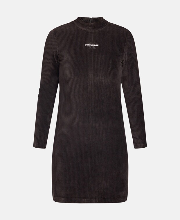 

Вельветовое платье Calvin Klein, черный