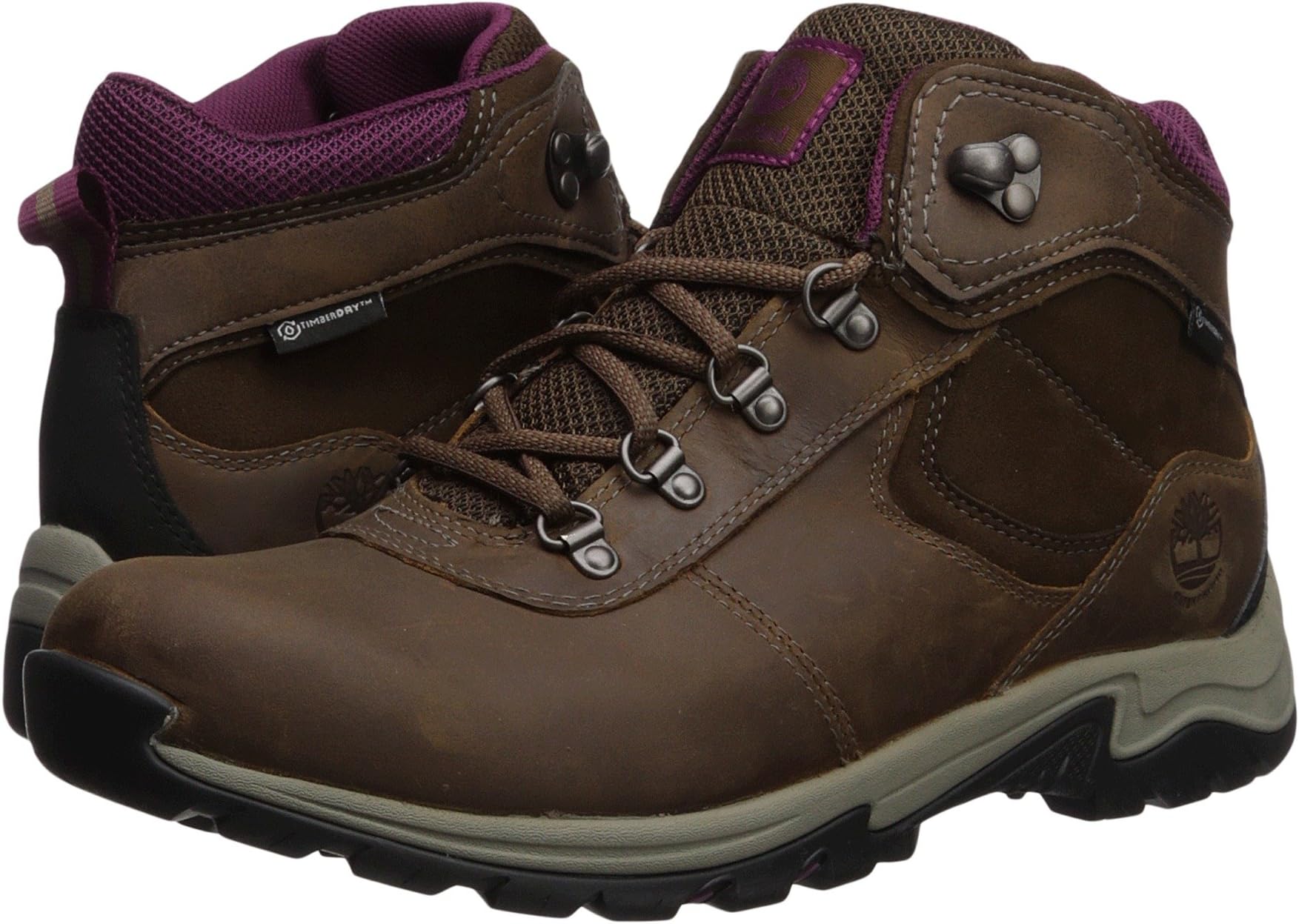 Походная обувь водонепроницаемая Mt. Maddsen Mid Leather Waterproof Timberland, цвет Medium Brown Full Grain