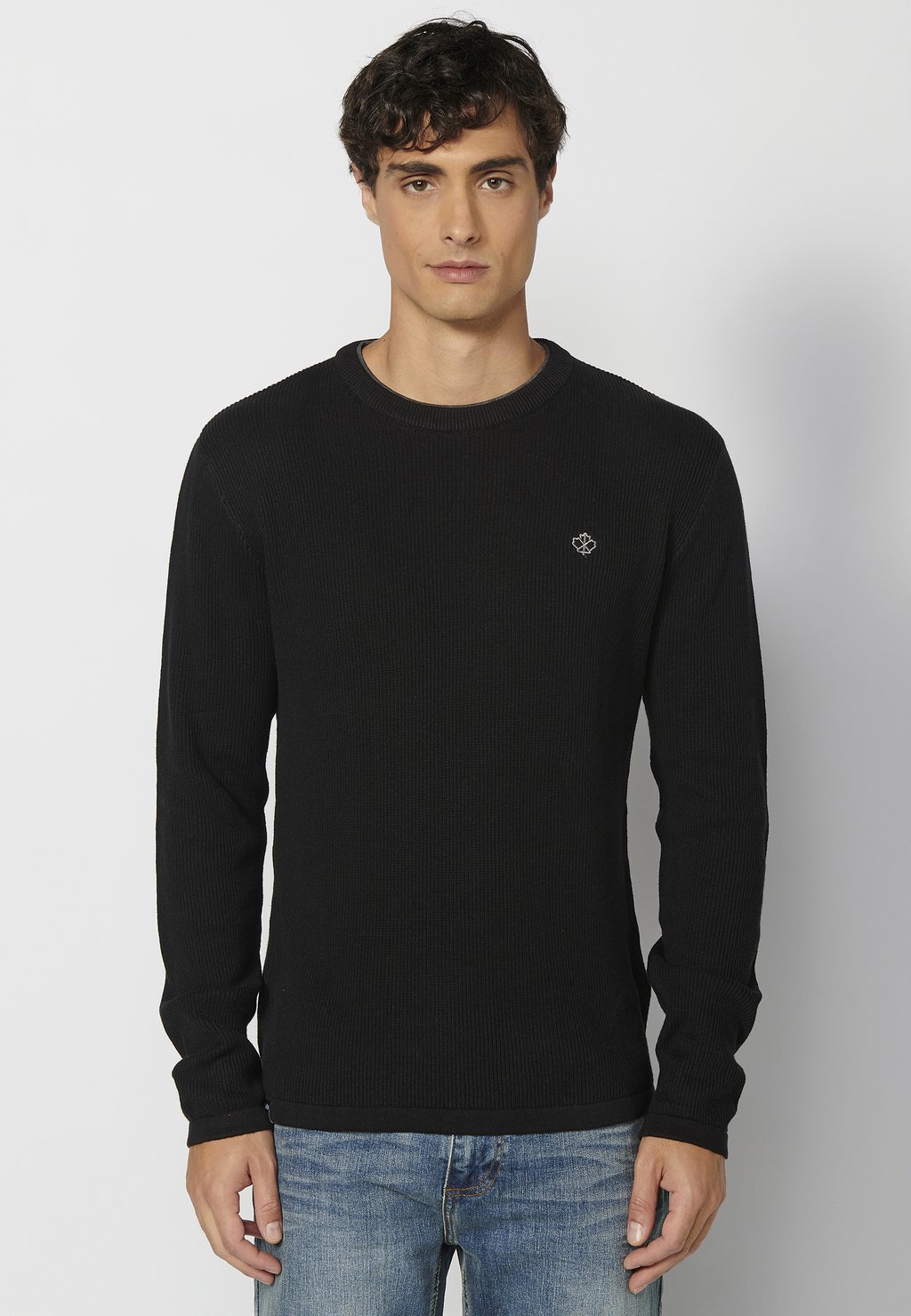 Вязаный свитер Koroshi, цвет black