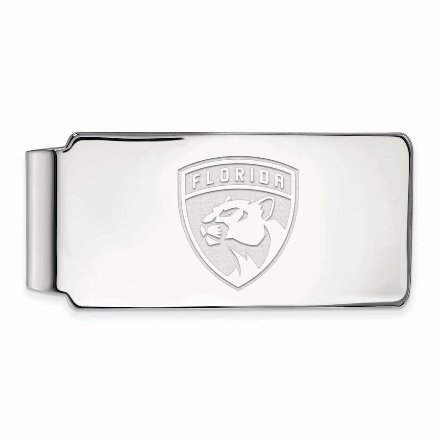 

Зажим для денег LogoArt Florida Panthers, серебряный