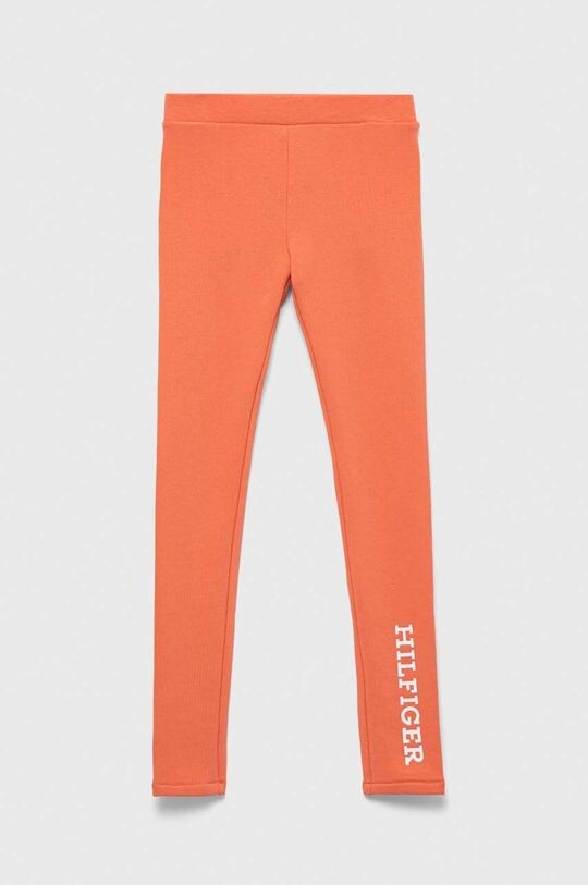

Детские леггинсы Tommy Hilfiger, оранжевый