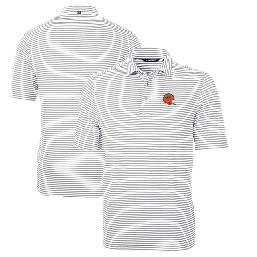 

Поло с коротким рукавом Cutter & Buck Cincinnati Bengals, серый