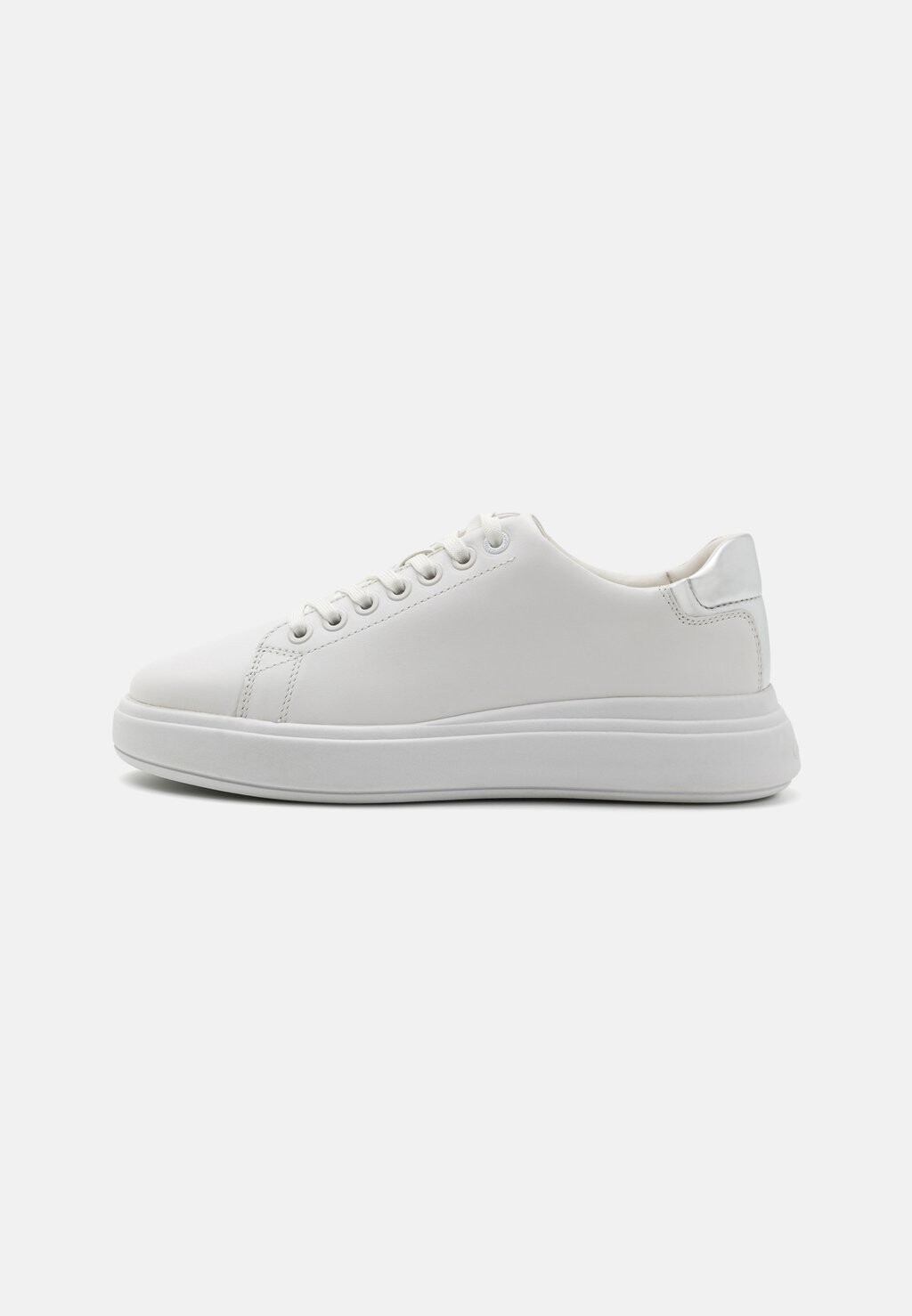 

Кроссовки Calvin Klein RAISED CUPSOLE LACE UP, цвет white/silver, Белый