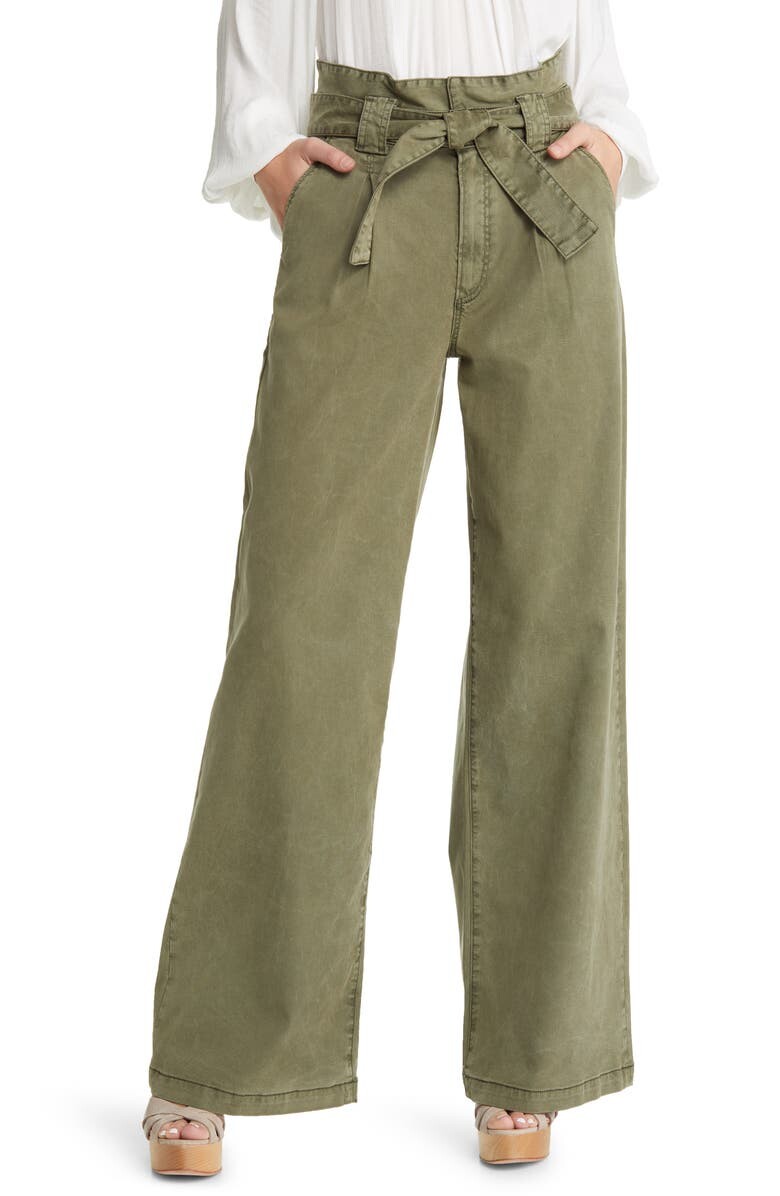 

Широкие брюки Harper Paperbag Waist PAIGE