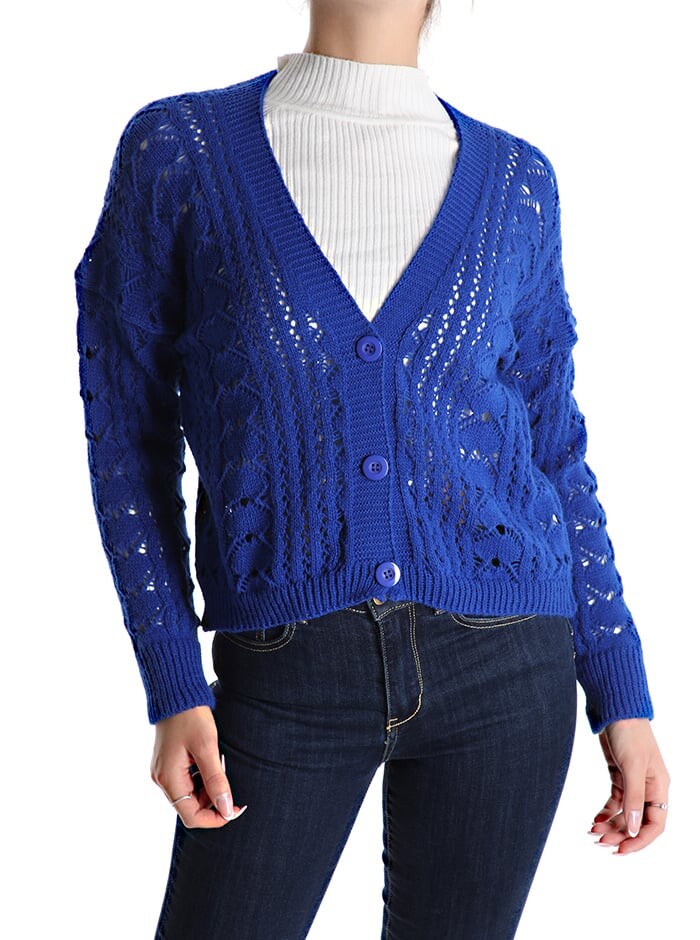 

Кардиган с пуговицами, цвет Electric blue