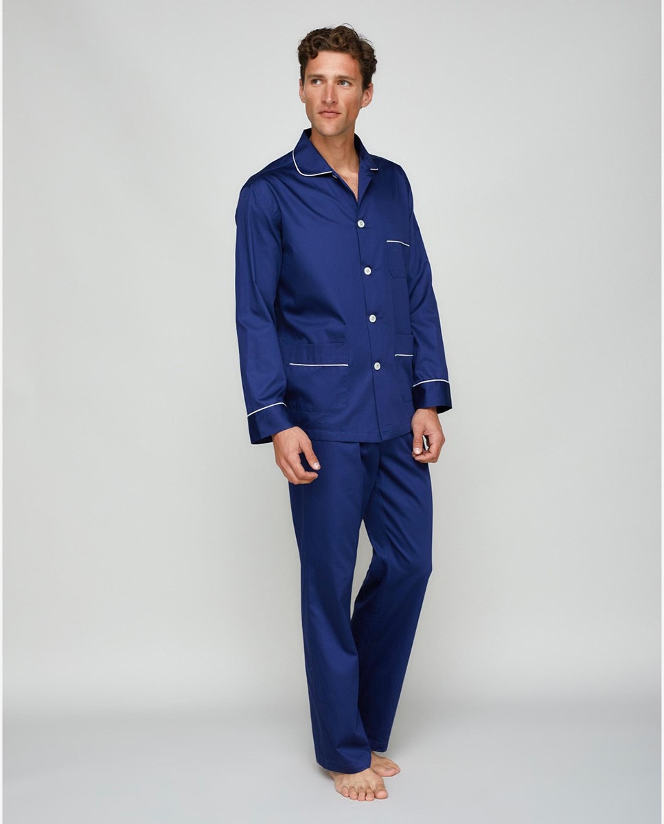Синяя мужская пижама Mirto Mirto, темно-синий фотографии