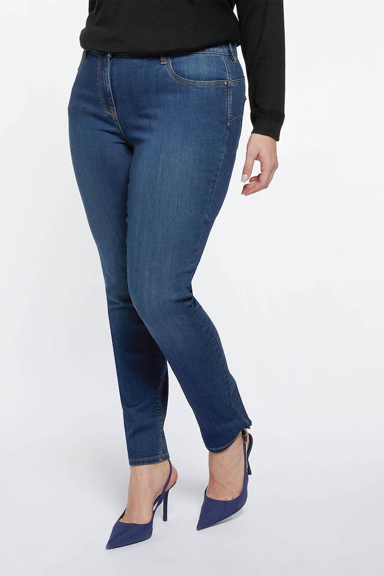 Узкие джинсы с высокой талией Fiorella Rubino, синий джинсы узкие с высокой талией 29 32 синий