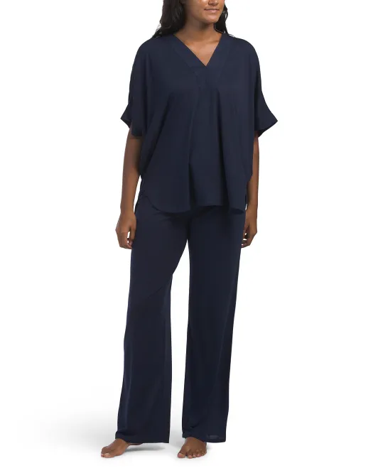 

Пижамный комплект с кафтаном Конго N Natori, цвет Midnight Navy