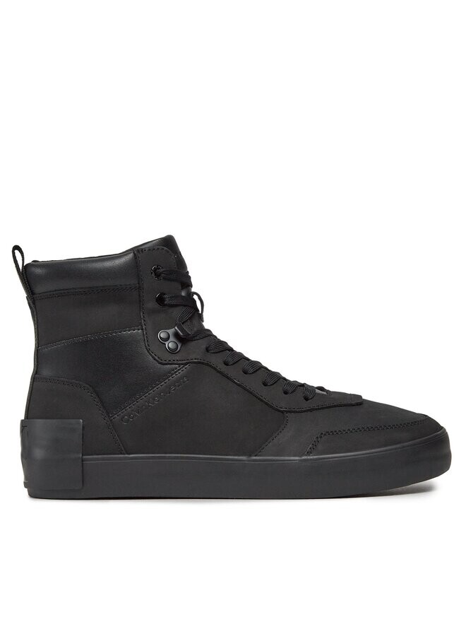 

Кроссовки Vulcanized Laceup Mid Lth Calvin Klein, черный