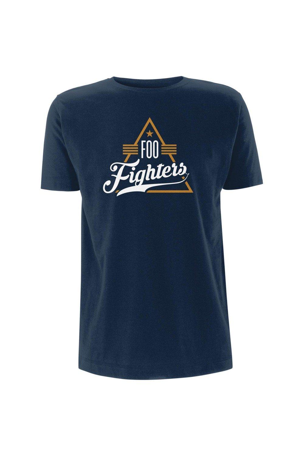 Треугольная футболка Foo Fighters, темно-синий цена и фото