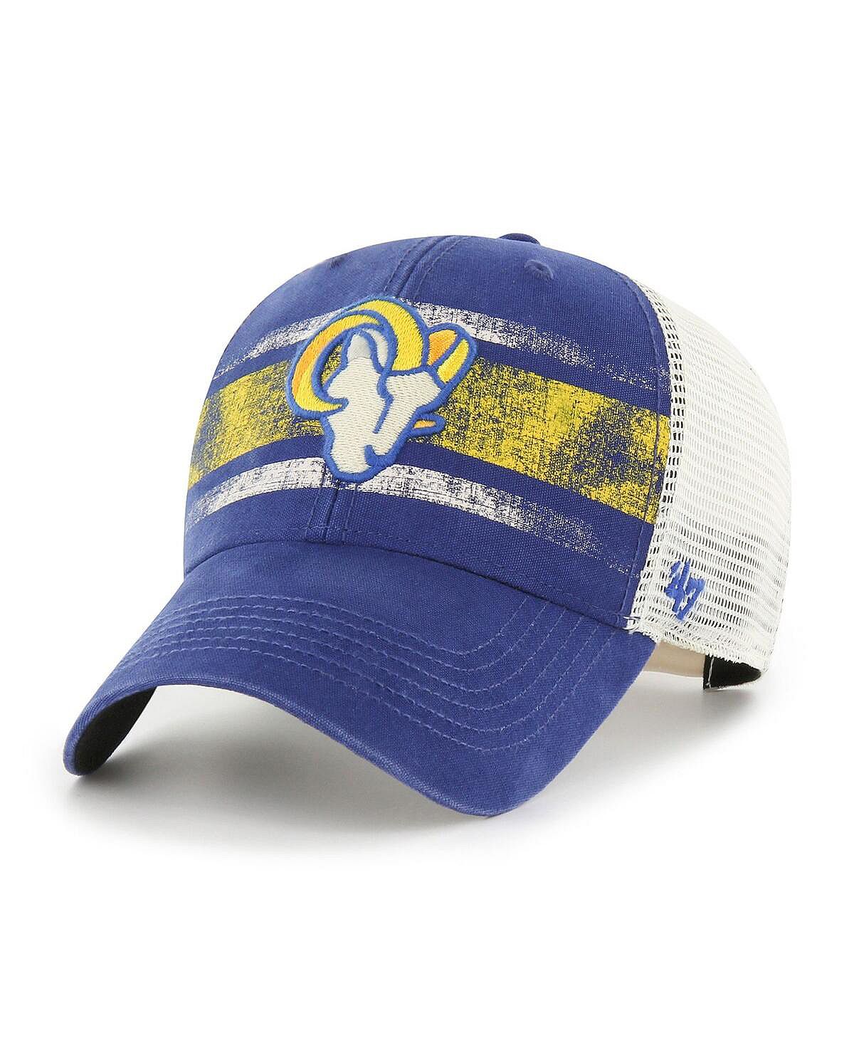 

Мужская белая кепка Los Angeles Rams '47 Royal Interlude MVP Trucker Snapback '47 Brand