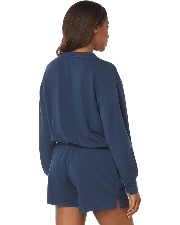 цена Толстовка SUNDRY Pleat Sleeve Sweatshirt, темно-синий