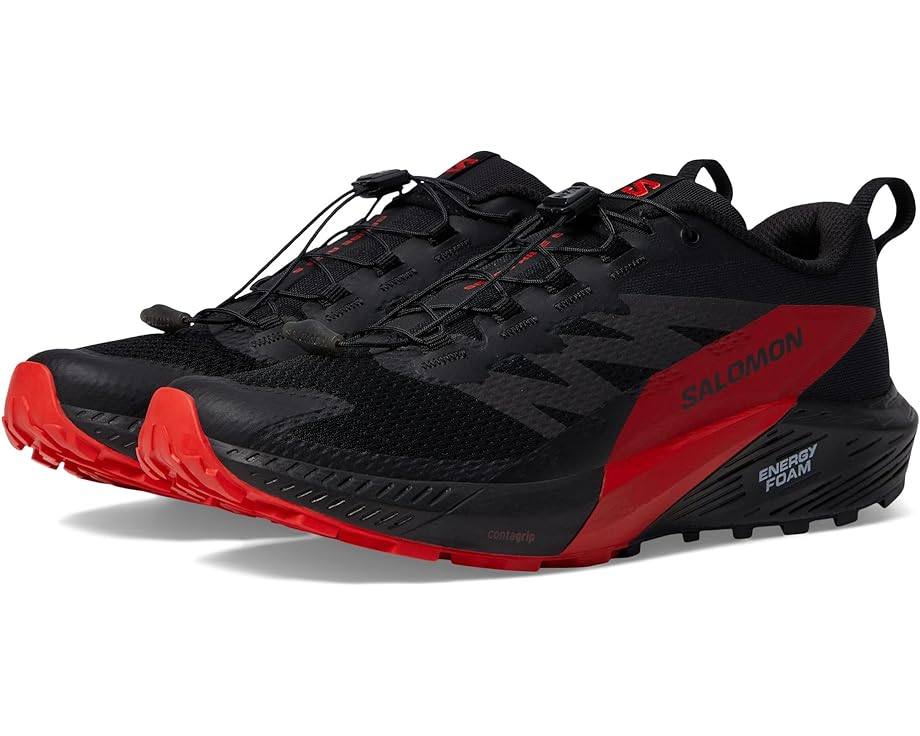 

Кроссовки Salomon Sense Ride 5, цвет Black Fiery Red Black