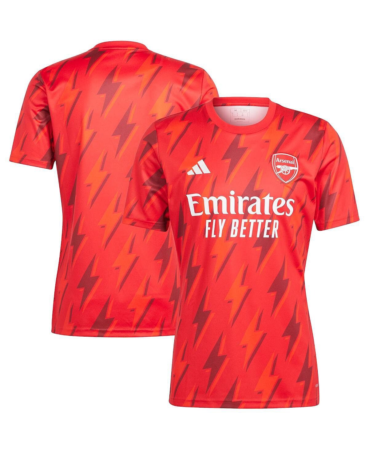 

Мужская предматчевая футболка Red Arsenal 2023/24 adidas