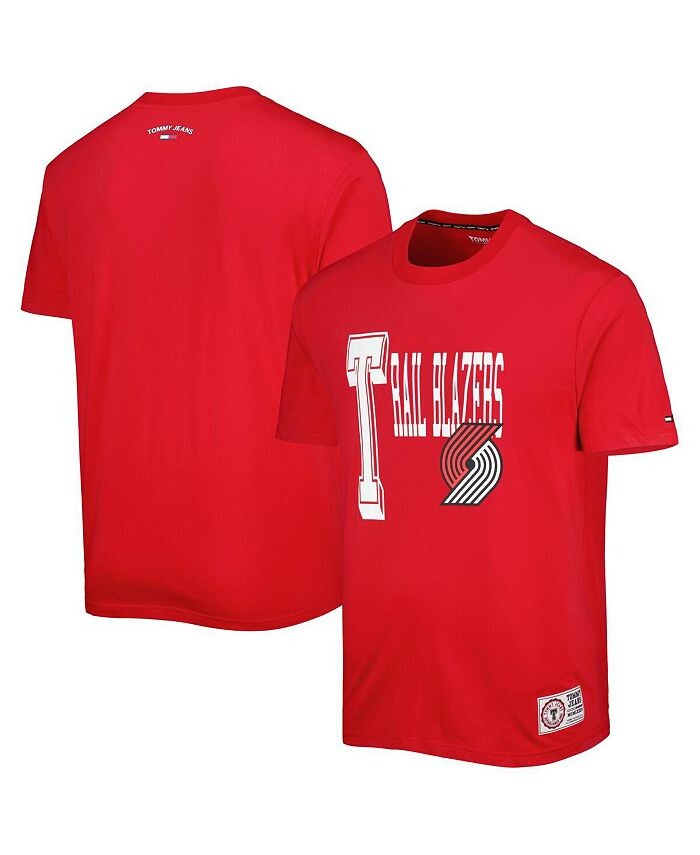 

Мужская красная футболка Portland Trail Blazers Mel Varsity Tommy Jeans, красный