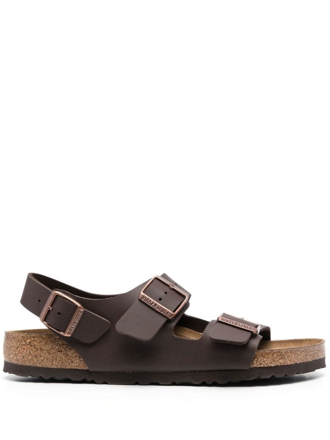 

Birkenstock сандалии Milano с ремешком на пятке, коричневый