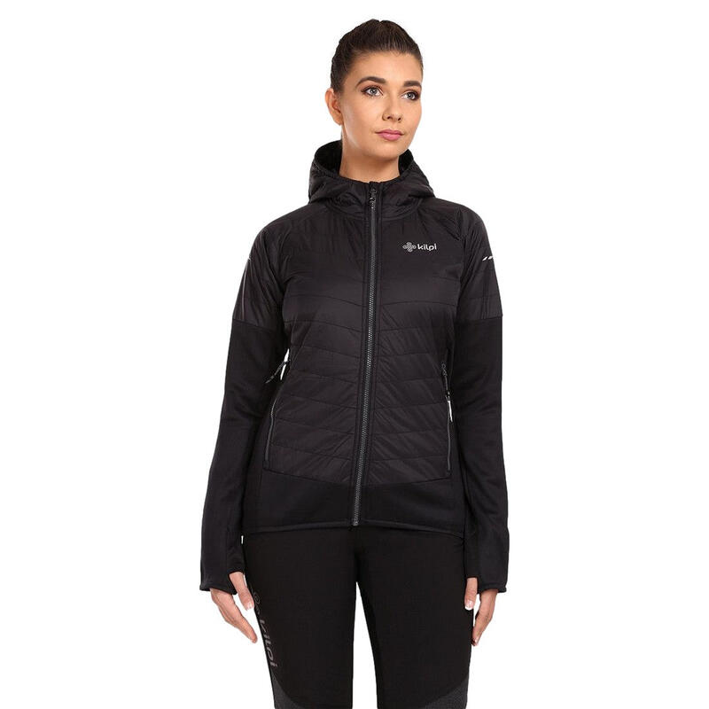 Женская утепленная гибридная куртка Kilpi GARES-W, цвет schwarz