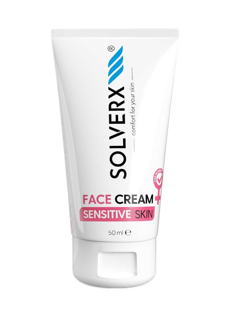 Крем для лица Solverx Sensitive Skin, 50 мл