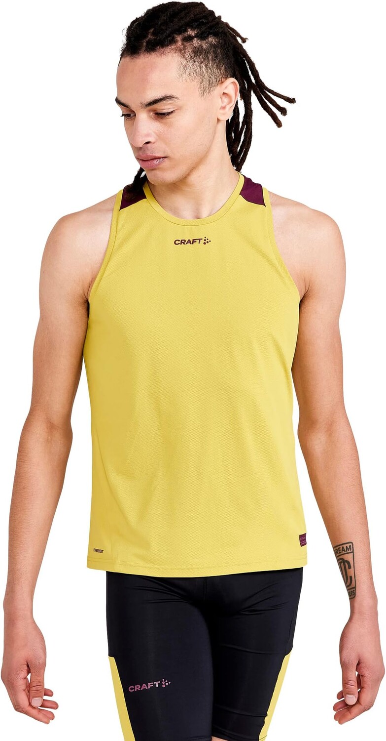 

Майка Craft Pro Hypervent Singlet, цвет Cress/Burgundy