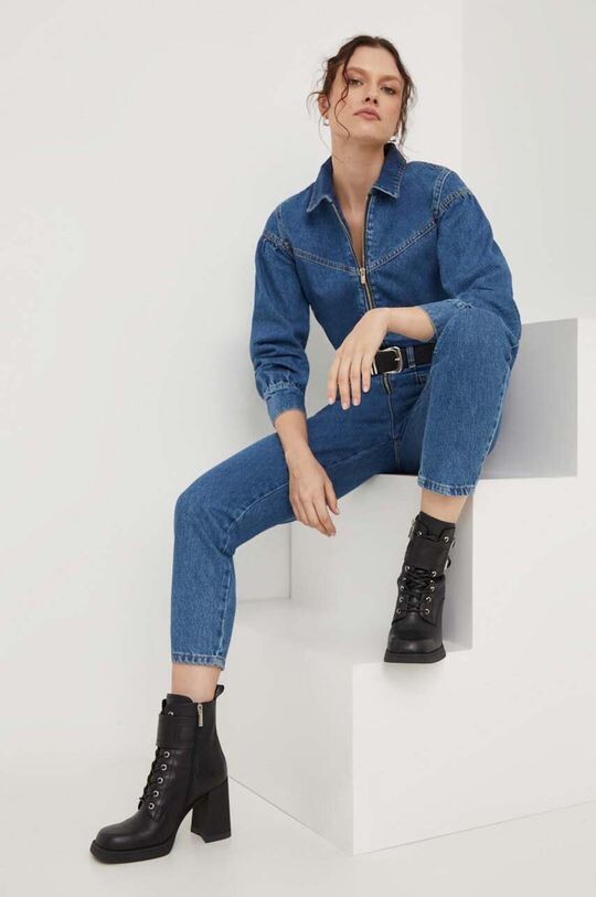 

Джинсовый комбинезон Answear Lab, темно-синий