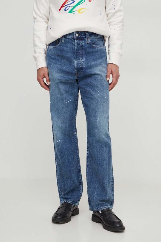 Винтажные джинсы Polo Ralph Lauren, синий рубашка из денима в стиле вестерн средней стирки polo ralph lauren классического кроя оверсайз с логотипом бренда