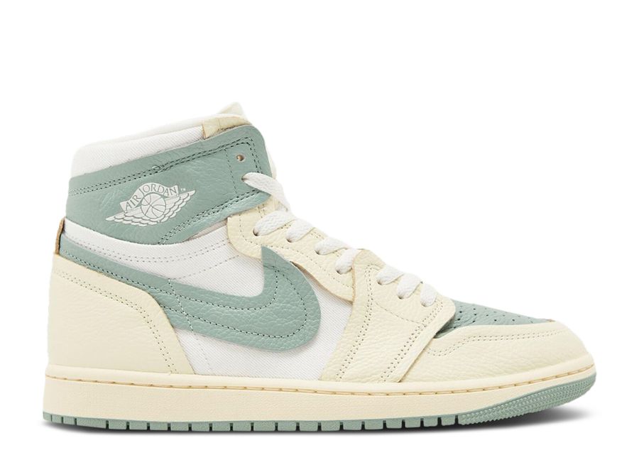 

Кроссовки Air Jordan Wmns Jordan 1 High Method Of Make 'Jade Smoke', кремовый