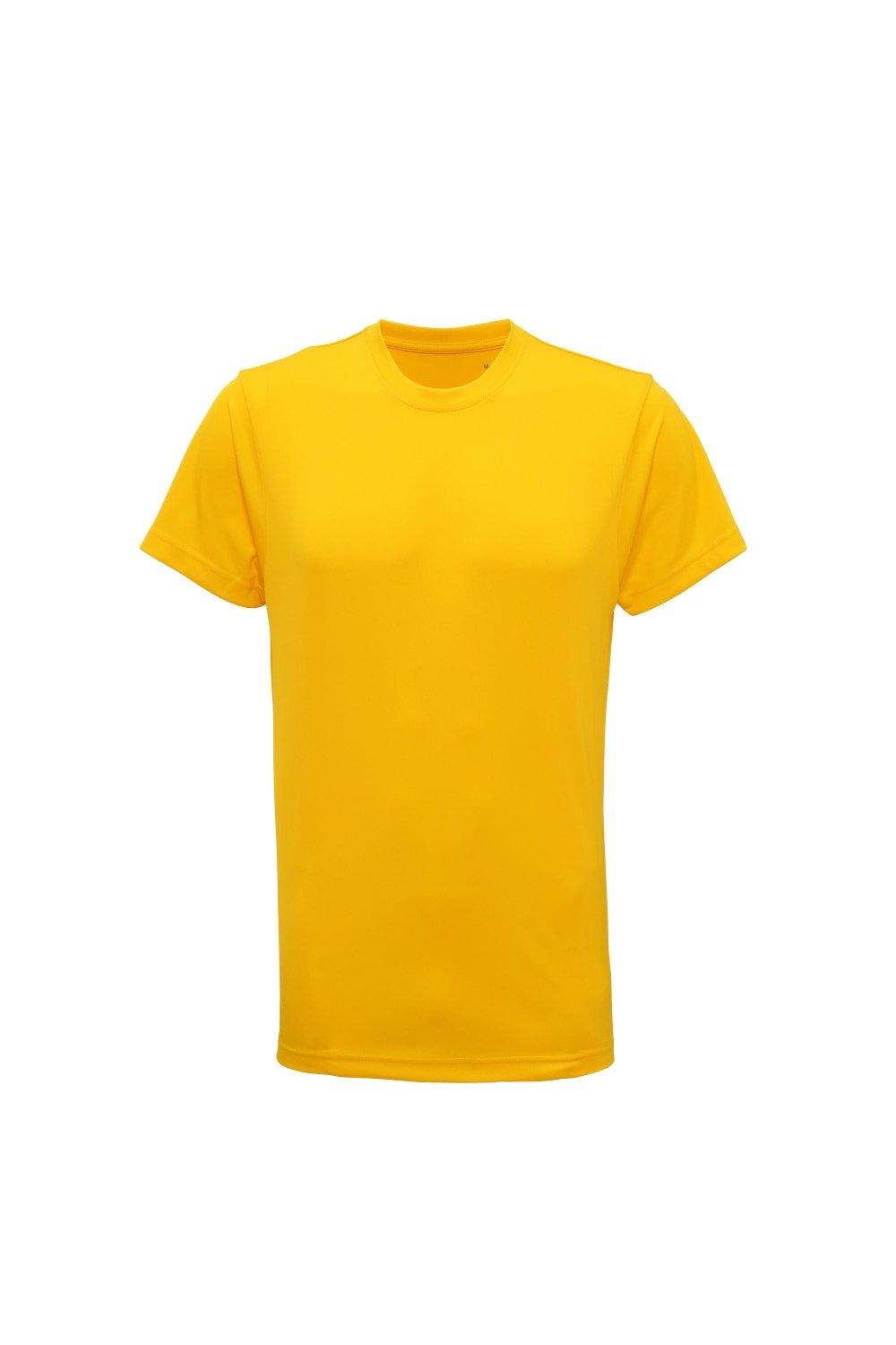 Легкая футболка для фитнеса Tri Dri с короткими рукавами TriDri, желтый мужская футболка ламылав l черный