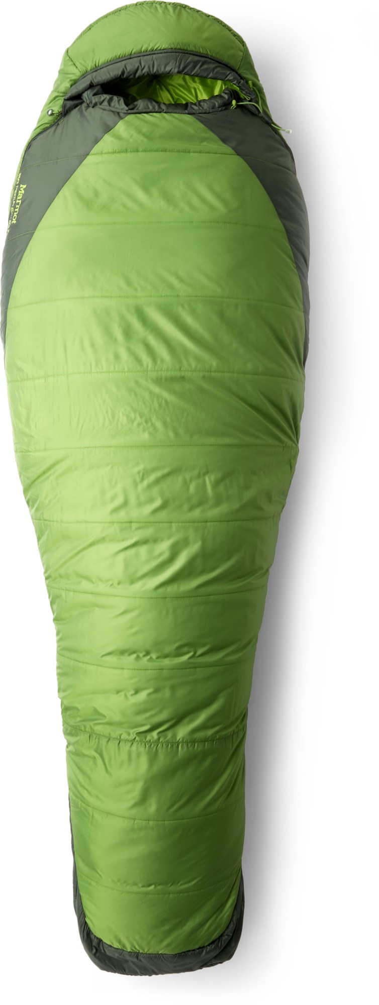 спальный мешок всегда лето пух 40f marmot цвет red sun solar Спальный мешок Trestles Elite Eco 30 - женский Marmot, зеленый