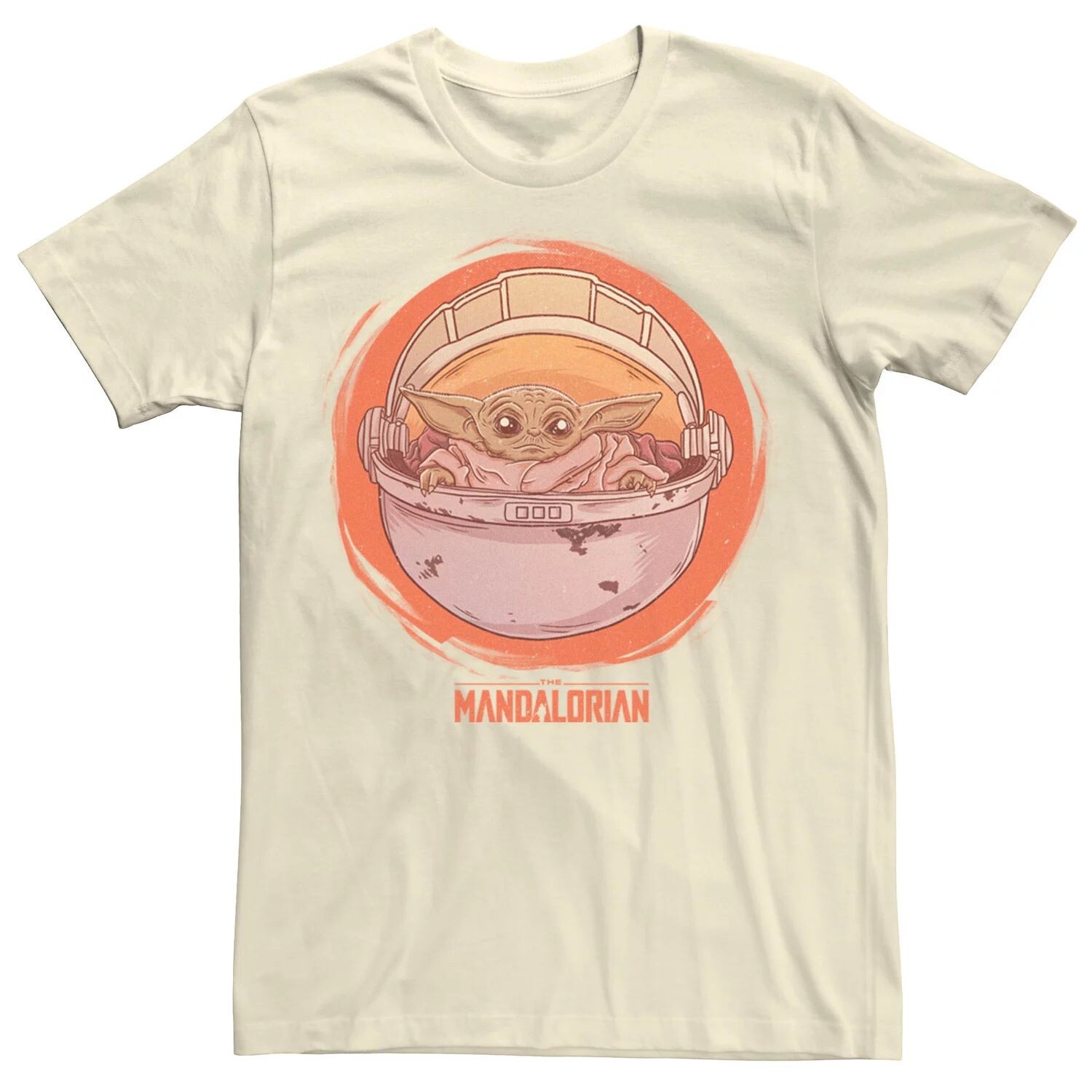 

Мужская футболка The Mandalorian The Child Circle Star Wars
