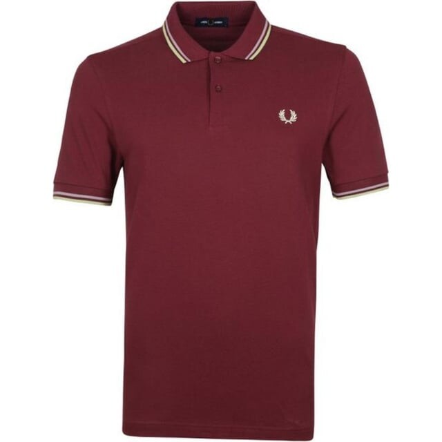 Рубашка поло m3600 m69 es с двойными кончиками Fred Perry, красный