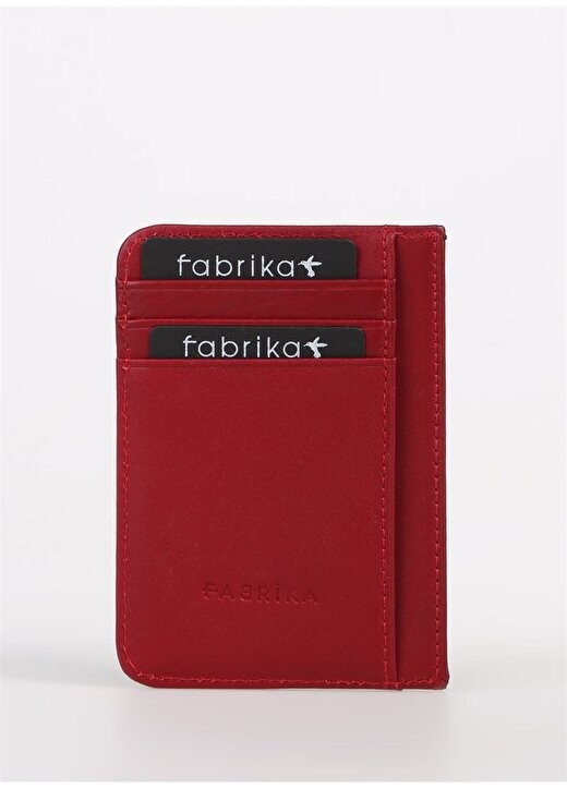 

Красный Мужской кошелек Frk 320 Plain Red Fabrika, красный