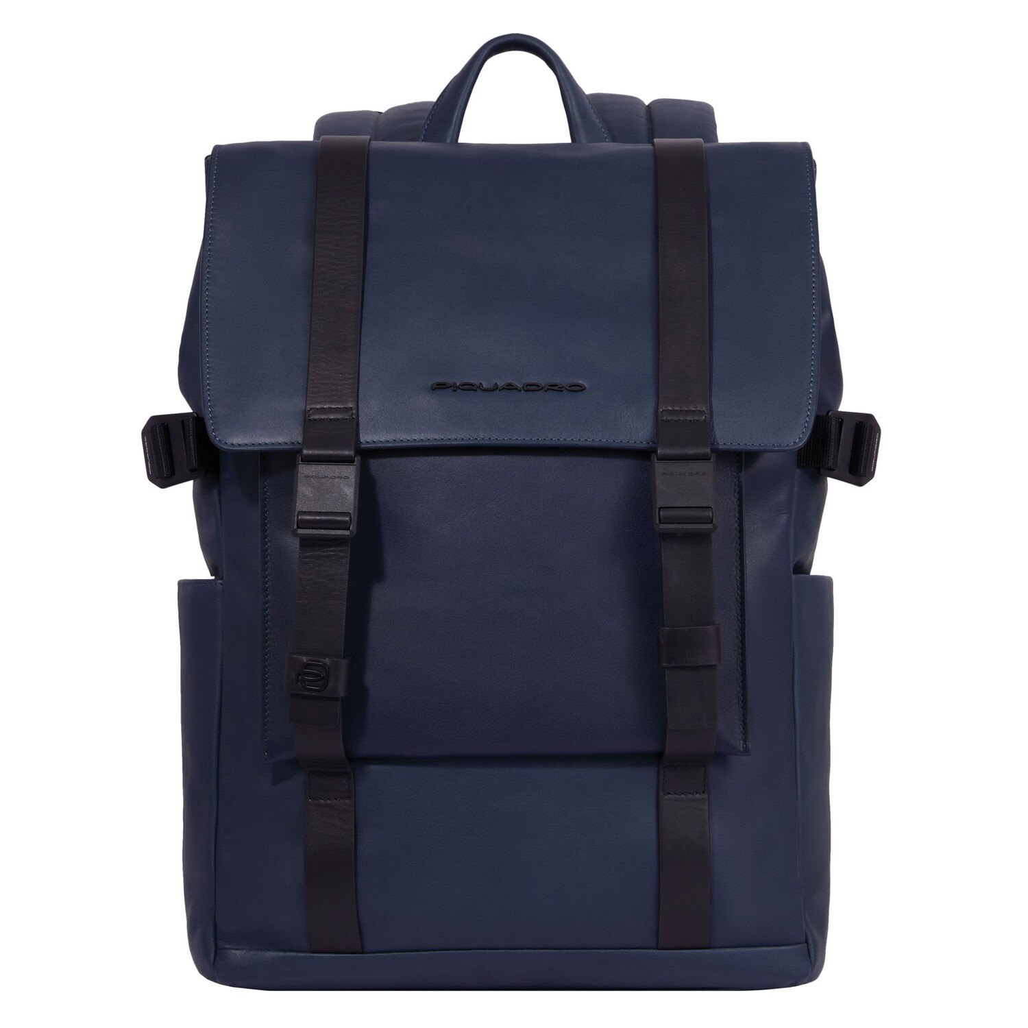 

Рюкзак Piquadro David RFID Schutz Leder 43 cm Laptopfach, синий