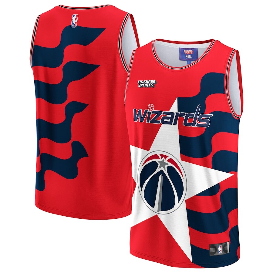 

Майка KidSuper Washington Wizards, красный
