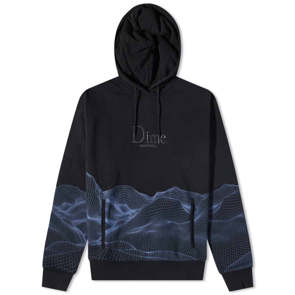 

Толстовка с капюшоном Dime Landscape, черный