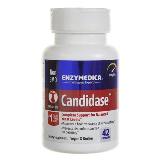 Enzymedica, Кандидаза, пищевая добавка, 42 капсулы