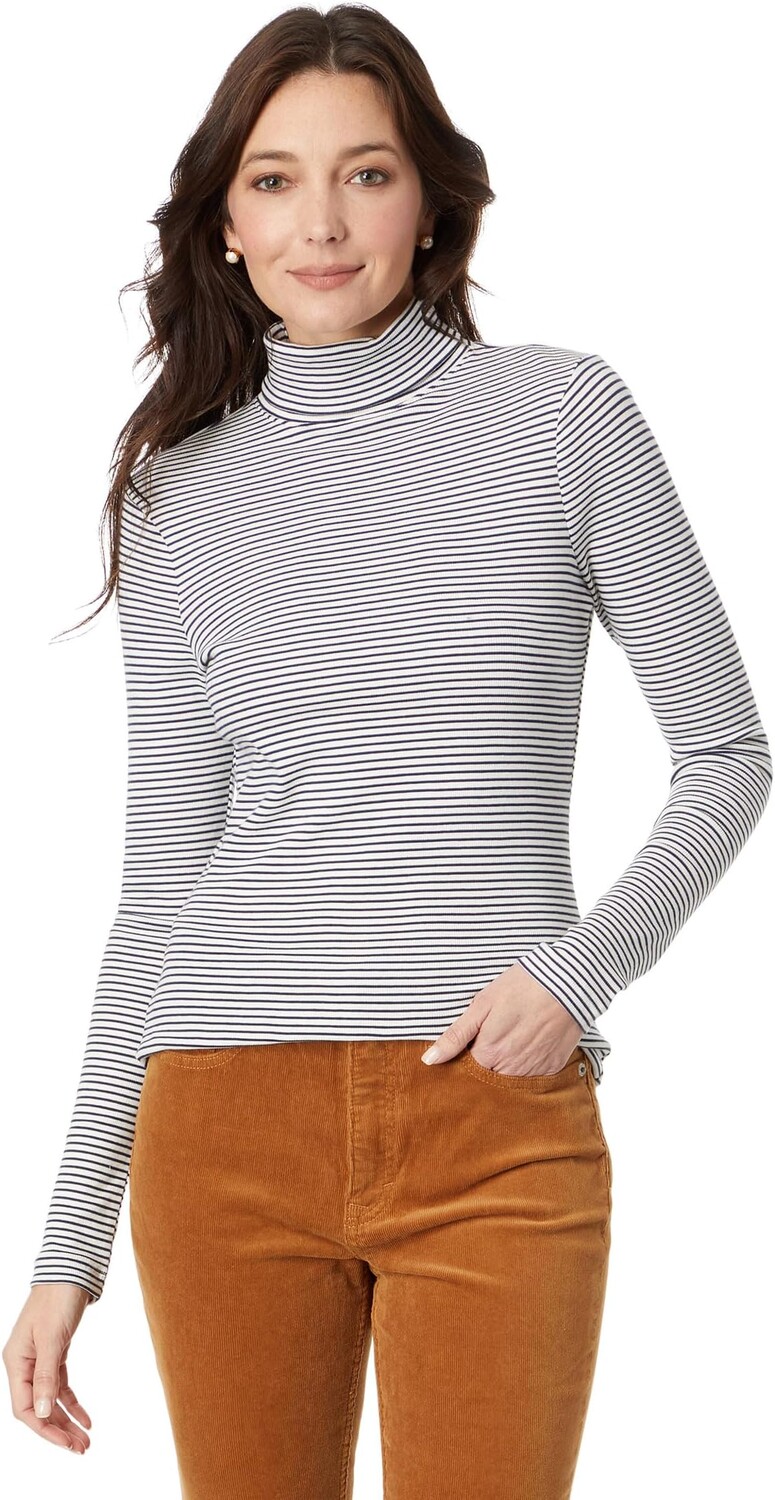 

Полосатая водолазка в рубчик Vineyard Vines, цвет Stripe/Marshmallow