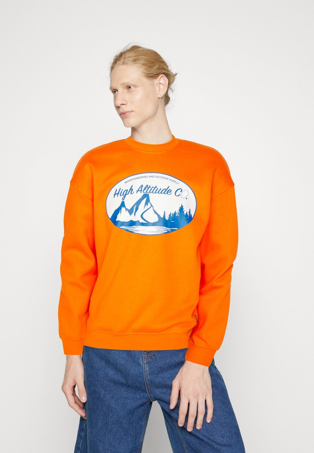 

Толстовка Onseli Contrast Crew Only & Sons, цвет orangeade