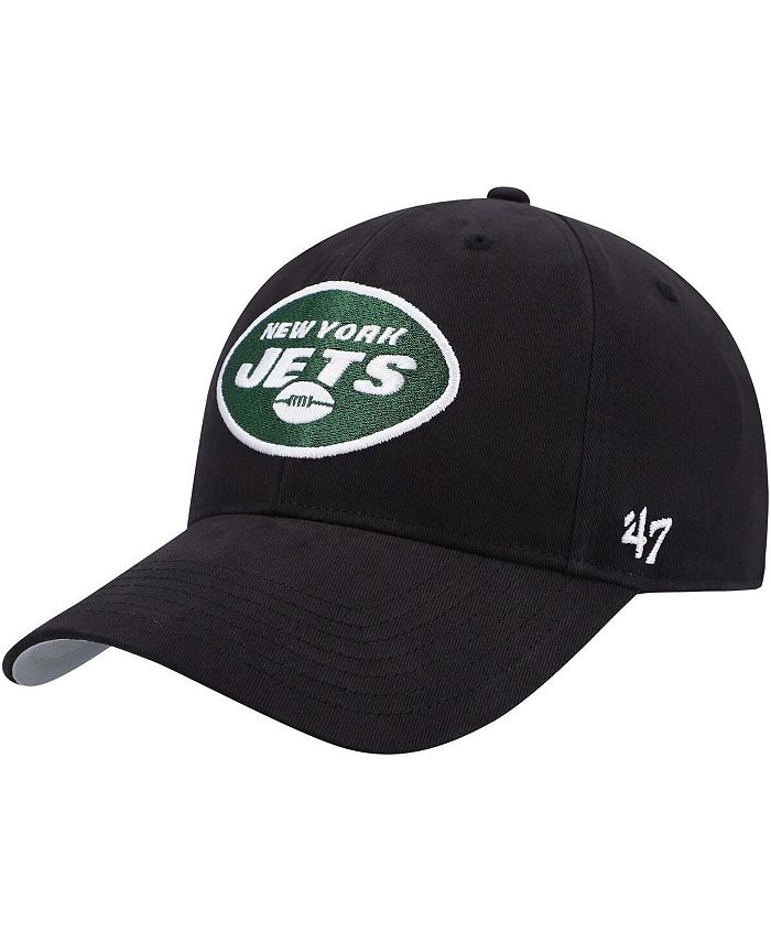 Черная регулируемая кепка MVP для больших мальчиков и девочек New York Jets Secondary MVP '47 Brand, черный