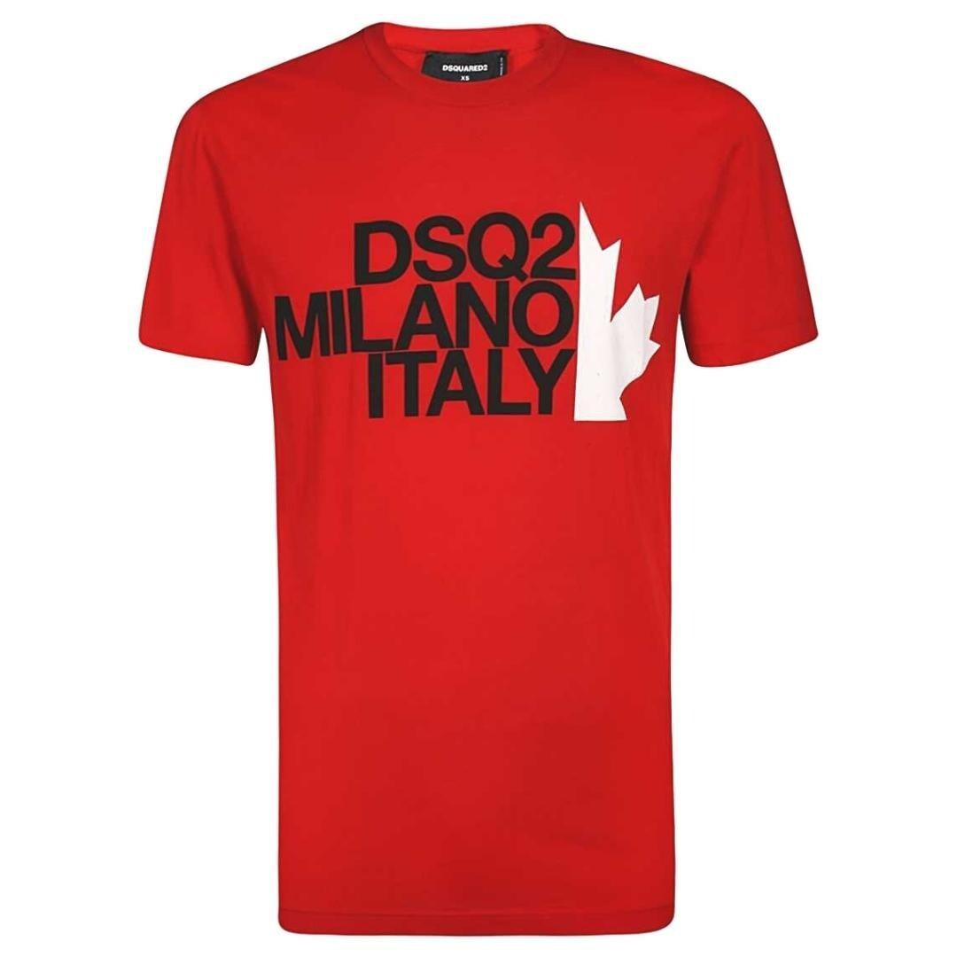 

DSQ2 Milano Италия Красная футболка Dsquared2, красный