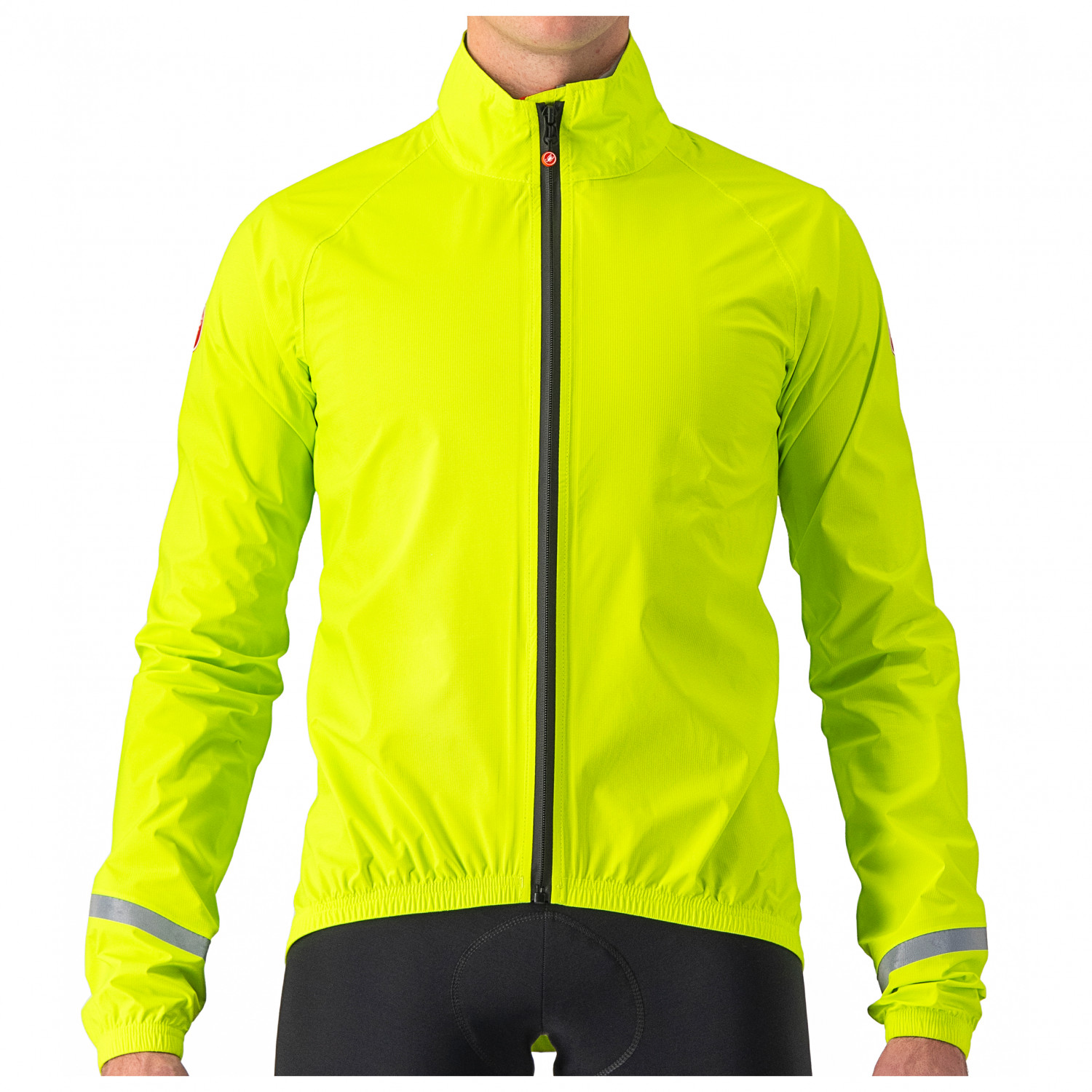 Велосипедная куртка Castelli Emergency 2 Rain, цвет Electric Lime