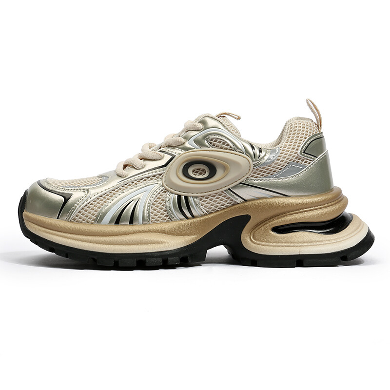

Кроссовки CENTRAL&KITTY Chunky Sneakers Women's Low-top, серебряный