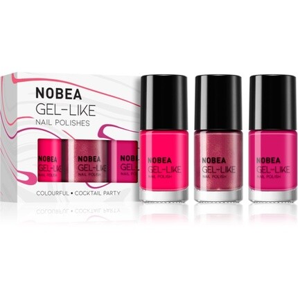 

NOBEA Colorful Cocktail Party Набор лаков для ногтей