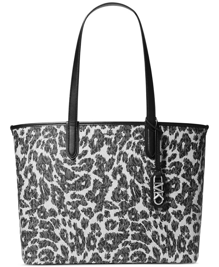 

Очень большая сумка-тоут East West с логотипом Eliza Michael Kors, мультиколор
