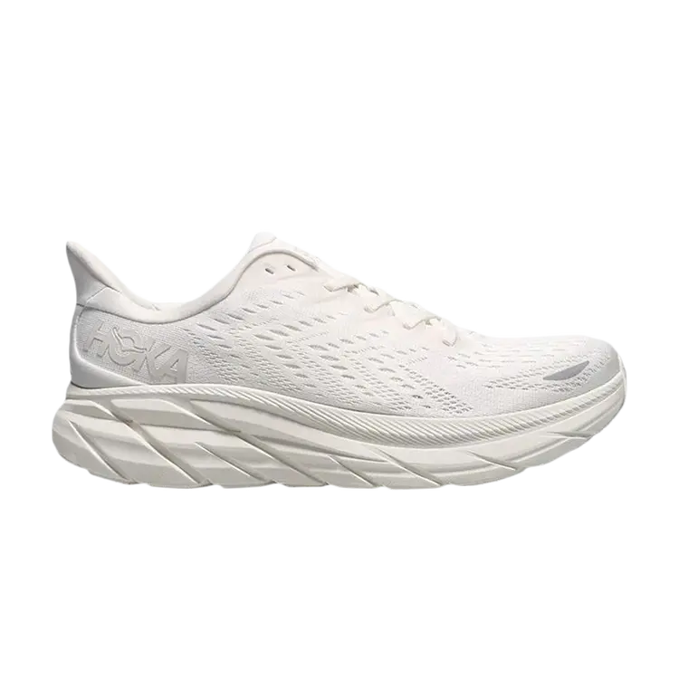 

Кроссовки HOKA Clifton 8 2E Wide 'Triple White', белый